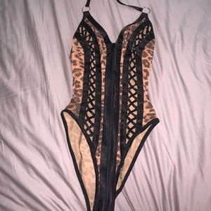 TRASHY LINGERIE CHEETAH PRINT BODYSUIT